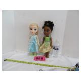 Disney Tiana And Elsa Doll
