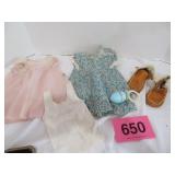 1940S Baby Clothes And Leather Shoes (Some