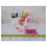 1995 Matel Strollin Kelly Doll And Access