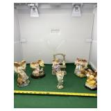Resin Angel Figurines Including Music Box