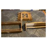 Hanging Quilt/Blanket Rack, Shelf and Small