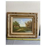Framed Canvas Print by Lester