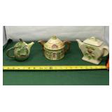 Cream Colored Glaze Teapot, Japan Teapot with
