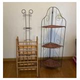 Corner Fold Up Shelf, Hanging Plate Rack and