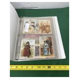Binder of Post Cards and Advertisements