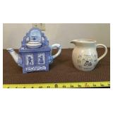 Tea Pot with a Farmhouse Pitcher