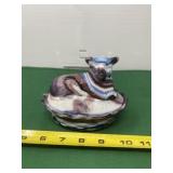 Westmoreland Purple Glass Sheep Dish