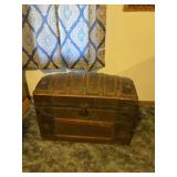 Camelback Steamer Trunk Measures 35 Inches Wide x