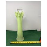 Fenton Custard Glass Swung Vase