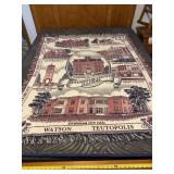 Effingham County Tapestry Throw Measures 48 x 64