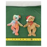 Peace 1996 and 1997 Teddy Collector Beanie Babies