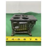 Queen Brand Miniature Cast Iron Stove