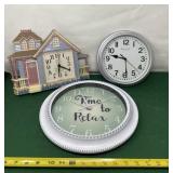 Burwood 1989 Clock with Two Others all Working