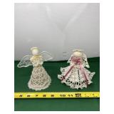 Vintage Hand Made Crochet Angel Ornaments