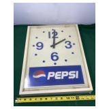 Plastic Pepsi Wall Clock