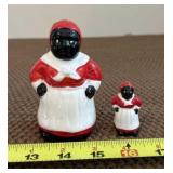 Aunt Jemima Pepper Shaker and a Small Figurine