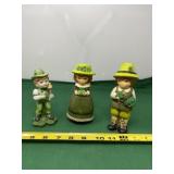 Bisque Porcelain St. Patrickï¿½s Day Figurines