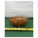 Imperial Glass Marigold Carnival Glass Bowl in