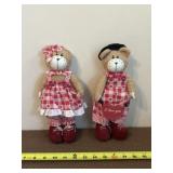 Valentine Stand up Bears