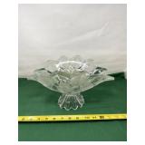 Mikasa Frosted Glass Centerpiece Bowl