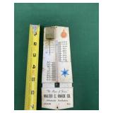 WalterC. Knack Co. Dixon, IL Metal Thermometer