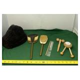 Womenï¿½s Hat, Vanity Set and Body Massagers