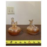 Jeanette Glass Marigold Carnival Glass