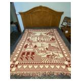 Old State Capitol Tapestry Throw Measures 48 x 63