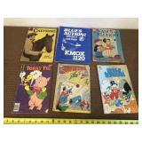 Comic Books with Blues Action Magazine