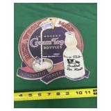 Cream Top Bottles Advertising