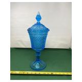 Indiana Glass Diamond Point Apothecary Jar in