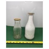 One Pint & Quart Milk Jars