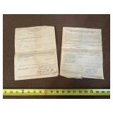 Department of Commerce Paper and a Postmaster