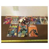 Comic books, Batman, Flash, Spiderman