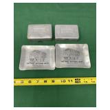 Aluminum Business Cards and Ash Trays