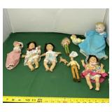 China Dolls, &  Porcelain Head Doll