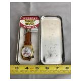 1989 Looney Tunes Tin with Wrist Watch