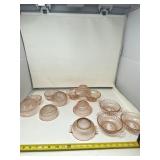 Anchor Hocking Queen Mary Pink Depression Glass