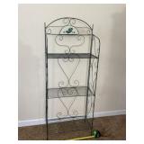 Wire Rack Shelf with Watermelon Decor