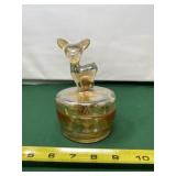 Jeanette Glass Marigold Iridescent Deer Fawn
