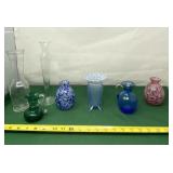 Imperial Glass Katy Blue Vase, Pilgrim Green Art