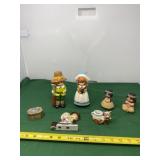 Napcoware Japan Pilgrim Figurines, Ceramic