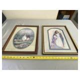 Framed Church and Bettie Zelder Pictures