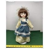 Porcelain Doll with Stand