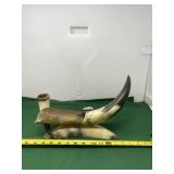Vintage Steer Horn Ashtray