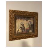 24 x 27 Framed Charles Burton Barber Print