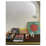 Backgammon, New Jumbo Checkers and Puzzles