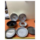 Angel Food Pans, Bunt Pan with Pie Pans