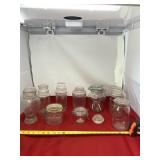 Glass Canisters with Lids and Glass Kerr Mason