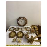 Clock, Mirrors and Hanging Decor.